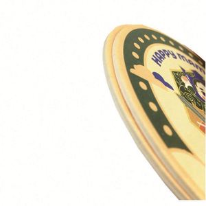 Sous-verre en papier personnalisé, écologique, nouveau design, impression par sublimation - Product Image 4