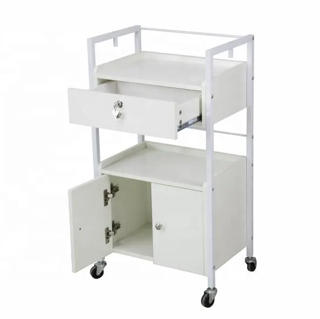 Professionele Hout Kapsalon Trolley Winkelwagen Gereedschappen Verzamelen Kapsalon Hout Trolley