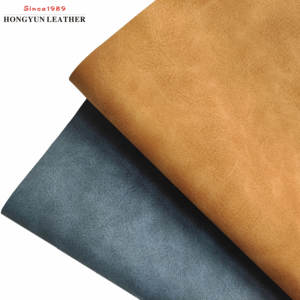 جلد صناعي صديق للبيئة بتصميم جديد، ملمس جيد، نسيج مخملي مصقول، جلد صناعي من البولي يوريثان للحقائب والأحذية - Product Image 3