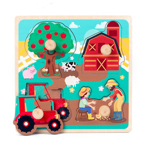 Apprendimento prescolare coordinazione occhio-mano addensare <span class=keywords><strong>Peg</strong></span> <span class=keywords><strong>Puzzle</strong></span> precoce educativo neonato personalizzato pomello di legno <span class=keywords><strong>Puzzle</strong></span> - Product Image 6