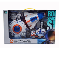 STEM Modèle Cadeau En Plastique Navette Navire Fusée Vaisseau Spatial Avion Jouets pour Enfants