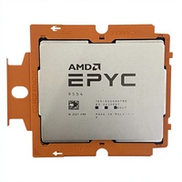 Prosesor CPU EPYC 9454P 2.0 GHz hingga 3.25 GHz 48-Core 96-Thread 350W 256MB Soket SP5 Mendukung DDR5 4800MHz 12 Saluran Memori