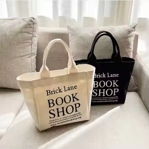 Unisex Custom Logo <b>Weekender</b> Canvas Cotton Tote <b>Bag</b> with Reinforced Letter Handle Zipper Closure Unique Gift Idea for Women <b>Men</b> - Product Image 3