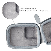 Étui de transport HONGDAK pour caméra d'action, sac de rangement, étui de voyage, organiseur d'accessoires pour caméra, compatible avec la caméra DJI Action 4/3