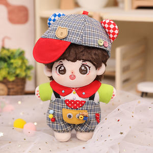 Bambola di <span class=keywords><strong>peluche</strong></span> personalizzata realizzata in fabbrica in stile Anime Kpop bambola idolo coreano e vestiti di cartoni animati in stile giapponese <span class=keywords><strong>peluche</strong></span> personalizzato - Product Image 3