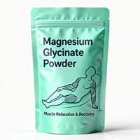 Cápsulas de Glicinato de Magnesio Natural Veganas Sin OMG Mezclas Personalizadas Desarrollo de Marca Privada ODM OEM Certificación KOSHER USDA