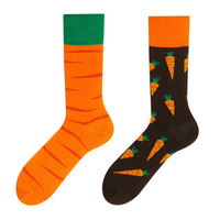 Funny Men's Pattern Dress Funky Fun Colorful Crew Asymmetric Mid-Tube Unisex Ab Mismatched Cotton Men's Funny Socks