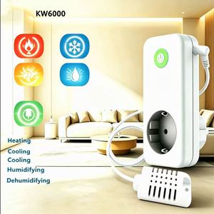 Válvula Termostática <span class=keywords><strong>WiFi</strong></span> Moderna DOMISI para <span class=keywords><strong>Radiador</strong></span>, Control de Calefacción/Refrigeración, IOS/Android, Diseño Europeo, Ecológica, Antiinflamable, PC - Product Image 3