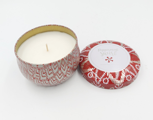 Velas de lata personalizadas de lujo, cera de soja de coco, Navidad, Año Nuevo, boda, decoración del hogar, Etiqueta Privada, venta al por mayor, fiestas de Vietnam - Product Image 3
