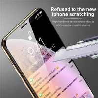 Accessoires mobiles pour iphone 17 16 15 14 13 12 11Pro Max Protecteur d'écran en verre trempé pour iphone 15
