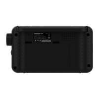 Radio récepteur fm/am portable vintage de haute qualité, récepteur multibandes rétro en plastique, dispositif portable