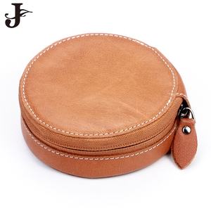 <span class=keywords><strong>Porte</strong></span>-<span class=keywords><strong>monnaie</strong></span> en <span class=keywords><strong>cuir</strong></span> véritable, personnalisé, avec fermeture éclair, pochette pour écouteurs, <span class=keywords><strong>porte</strong></span>-<span class=keywords><strong>monnaie</strong></span> rond pour femmes, collection - Product Image 3