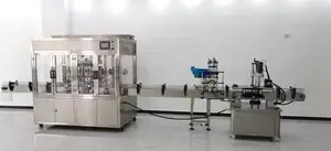 Máquina automática de llenado y tapado de aceite de oliva/línea de máquina de llenado de botellas de aceite de cocina