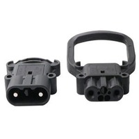 Adaptateur d'alimentation pour chariot élévateur CHENF, 2 broches, 600V, borne en cuivre plaqué argent, prise à connexion rapide, prise électrique pour batterie