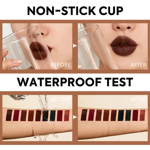 <span class=keywords><strong>Crayon</strong></span> à lèvres en bois imperméable, anti-bavures, longue tenue, haute pigmentation, or, rose or et noir, vente en gros - Product Image 5