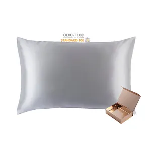 High Grade Luxury Multiple Color Options Wholesale Pure 100 Organic Silk 19 22 Momme Pillowcase