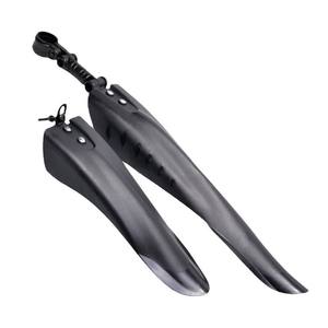 Garde-boue de vélo en plastique noir réglable pour vélos de montagne et de route, accessoires de garde-boue durables de haute qualité - Product Image 1