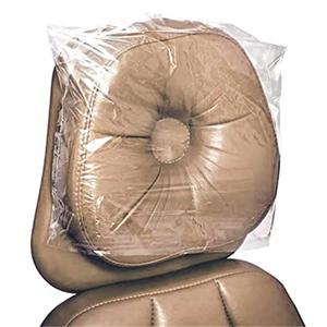 Funda para reposacabezas de silla dental, funda protectora de plástico transparente desechable para el mercado de EE. UU. - Product Image 1