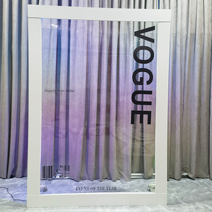 Boîte <span class=keywords><strong>photo</strong></span> pliable <span class=keywords><strong>de</strong></span> haute qualité pour événements, en plastique métallisé, portable, pour fêtes - Product Image 4