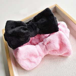 Spa Wrist Washband <b>Face</b> Wash Set Sweet Washing <b>Face</b> Headbands Coral Fleece Wrist Band Spa Hair Band for Women for Women Girls - Product Image 5