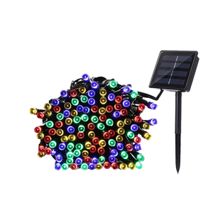 <span class=keywords><strong>Guirlande</strong></span> <span class=keywords><strong>lumineuse</strong></span> solaire à 100 LED RGB, blanc chaud, étanche, pour extérieur, jardin, mariage, fête <span class=keywords><strong>de</strong></span> Noël - Product Image 3