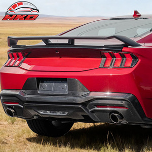 เหมาะสำหรับฟอร์ด มัสแตง ปี 2024-2026 สปอยเลอร์ท้ายทรง GT Performance สีดำเงา - Product Image 2