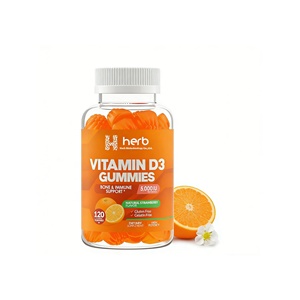 Gomitas Veganas de Vitamina D3 OEM ODM, Suplementos Multivitamínicos para Huesos y Músculos Saludables, Suplementos Herbales, Gomitas de Vitamina D3 - Product Image 1