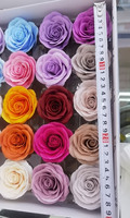 DREA Unique - Roses en savon de 6,9 cm à 7 couches dans une boîte cadeau - Savon parfumé aux fleurs de rose pour les fleuristes