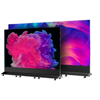 Pantalla LED Mini Portátil de Alto Brillo HD 4K, Pantalla LCD Impermeable para Exteriores, Señalización Digital para Publicidad en Salas