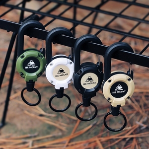 Porte-clés rétractable multifonctionnel avec mousqueton personnalisé pour les sports de plein air, le <span class=keywords><strong>camping</strong></span>, la randonnée, la pêche et l'escalade - Product Image 6