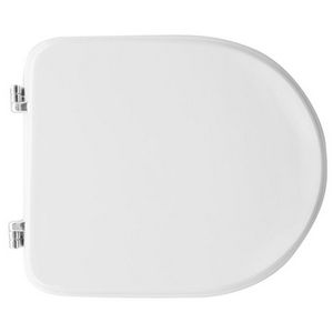 Asiento de Inodoro para Olympia, Compatible con Todas las Formas, Taza 7, Blanco, 50.5 cm de Largo, 37.5 cm de Ancho - Product Image 1