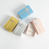 Boîte cadeau écologique personnalisée avec logo, recyclable, faite à la main, avec doublure en éponge, emballage de luxe pour bijoux (collier, bracelet, bagues)
