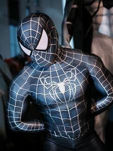Combinaison <span class=keywords><strong>de</strong></span> cosplay <span class=keywords><strong>Spider</strong></span>-<span class=keywords><strong>Man</strong></span> personnalisée pour homme adulte, tissu extensible en spandex, impression numérique, haute élasticité, confortable, Comic Con - Product Image 6
