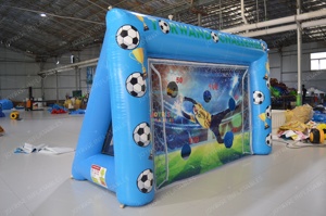 Campo Deportivo Inflable, Juego <span class=keywords><strong>de</strong></span> Tiro al Blanco <span class=keywords><strong>de</strong></span> Fútbol para Carnaval al Aire Libre, Mini Portería <span class=keywords><strong>de</strong></span> Fútbol Inflable para Niños - Product Image 2