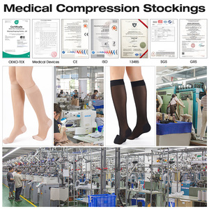 Calcetines de Compresión Transpirables de <span class=keywords><strong>Alta</strong></span> Calidad Marca RR de 15-20 mmHg para el Cuidado de la Salud y la Presurización de Piernas - Product Image 6