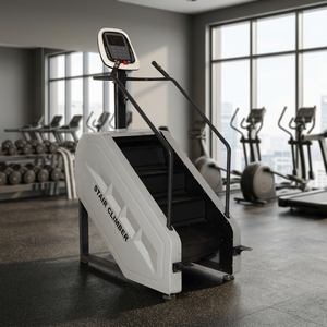 Máquina de ejercicios HIIT con pantalla LCD inteligente y silenciosa, color blanco, para hoteles, apartamentos y gimnasios. - Product Image 2