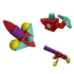 Fun Soft EVA Foam Kits de construcción magnética Edad <span class=keywords><strong>3</strong></span> + Juegos de juego seguro para niños - Product Image 1