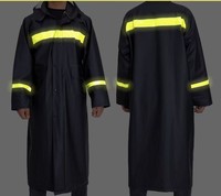 Veste de Pluie Imperméable Personnalisée pour Hommes Adultes, en Tissu Tricoté PVC Épais et Durable, Réfléchissante et de Sécurité pour le Travail, Vente en Gros