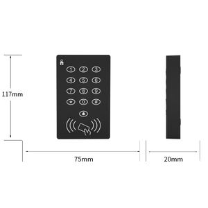 Rfid Bàn phím điều khiển truy cập không thấm nước bàn phím bìa ngoài trời ID IC Access Control <span class=keywords><strong>Reader</strong></span> cho hệ thống khóa - Product Image 6