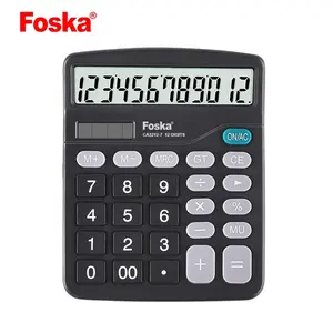 Kalkulator penjualan terlaris Foska dengan level kualitas Jepang untuk siswa kantor dan sekolah baterai AAA & tenaga surya