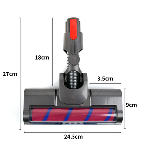 Nouveau produit 2026 Brosse à rouleaux souple pour aspirateurs <span class=keywords><strong>Dyson</strong></span> <span class=keywords><strong>V8</strong></span> V7 V10 V11 avec gros rouleaux flexibles de remplacement avec lumière LED - Product Image 4