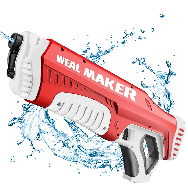 Venda quente Electric Water Gun Automatic Water Squirt Guns brinquedo Grande Capacidade Absorção Completa Soaker Water Blaster para Adultos