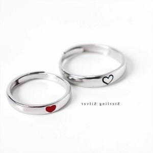 Anelli a Cuore per San Valentino, Regali Romantici e Semplici per Fidanzamento, Gioielli Raffinati per Coppie - Product Image 6