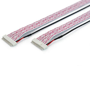 Snelle verzending 10cm-300cm op maat gemaakte lengte koperen PVC platte lintkabel 2468 kabelboom voor motorfiets & auto met adapter - Product Image 1