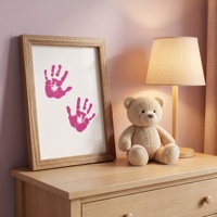 Kit de 3 empreintes de pieds de bébé sans encre, cartes de jalons de développement pour bébé, kit d'empreintes de mains et de pieds de nouveau-né, cadeau souvenir pour empreintes de mains et de pieds de bébé