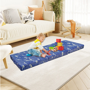 Tùy chỉnh trẻ em của bạn chơi gấp Sofa ba lần Nệm chuyển đổi futon nhà máy Bộ nhớ bọt phòng chơi giường - Product Image 4