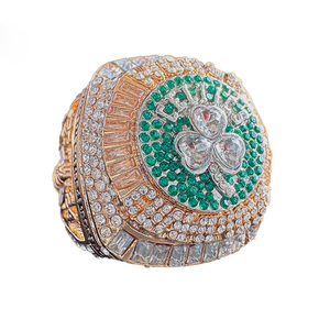 Bague de championnat des <span class=keywords><strong>Celtics</strong></span> 2024, détachable et magnifiquement sertie de strass, bijou fantaisie, collection commémorative pour les fans - Product Image 2