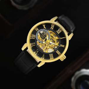 Dernières montres automatiques en alliage montres mécaniques pour hommes montres de luxe squelette en métal montres pour hommes bracelet - Product Image 3