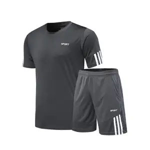 Custom Mens Football Suit Summer Shirt Short Sets Workout Clothing Gym Fitness Running Tracking Suit For Men
