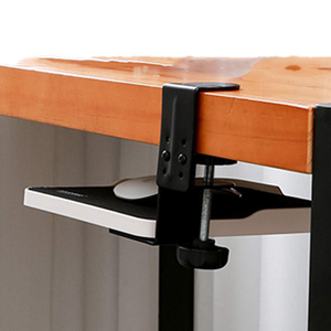 Jh-mech Chuột Khay tập tin đính kèm nền tảng trượt ra mở rộng kẹp trên cổ tay còn lại dưới bàn Kệ bàn phím khay với khay Chuột - Product Image 1